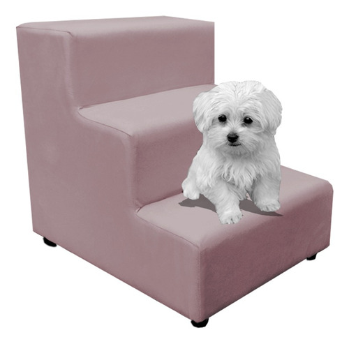 Escada Para Cachorro Mdf 3 Degraus Campos Decor Varias Cores