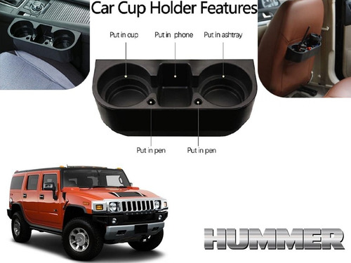 Porta Vasos Con Porta Celular Hummer H2 2005