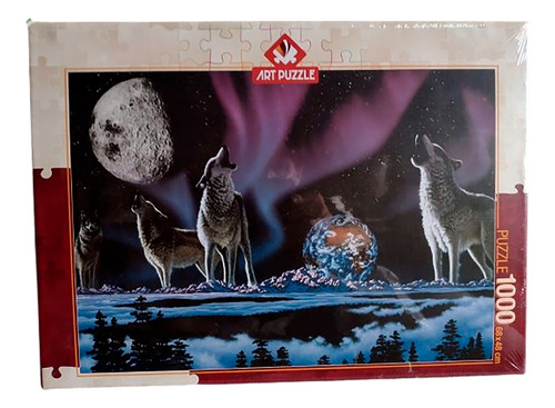 Rompecabezas Lobos Earth Song 1,000 Pzas Art Puzzle