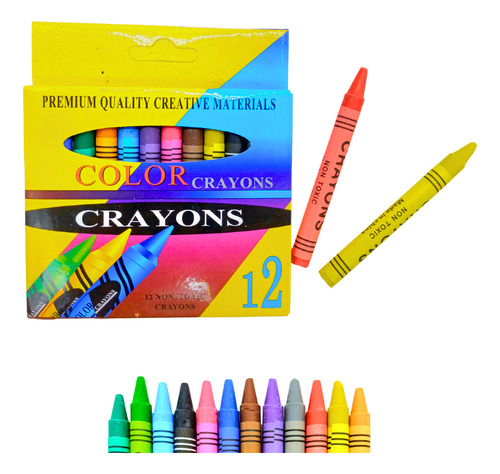 10cajas Crayolas Económicas Fiesta Bolo Piñata 120 Crayolas Multicolor