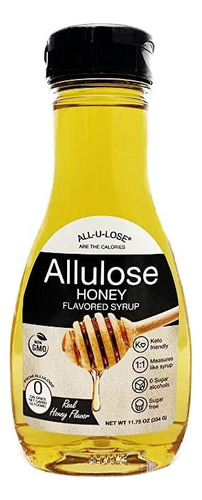 Jarabe De Alulosa Sabor Miel 330 Ml Sustituto De Azúcar Vega