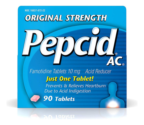Pepcid Ac Tablets Original Strength 90 Comprimidos (paquete
