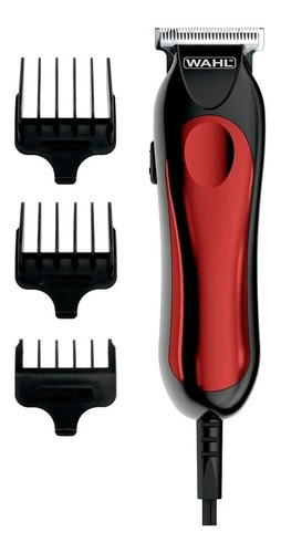 Imagen 4 de 4 de Cortadora de pelo Wahl Home T-Pro roja y negra 120V
