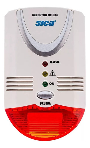 Detector De Gas Sica Natural Envasado Con Alarma 220v