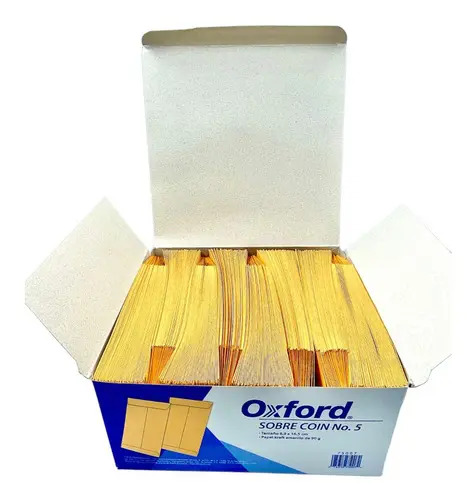 Sobres Para Dinero Adhesivo 8.9x16.5cm Manila 90g Esselte 500 Pzs