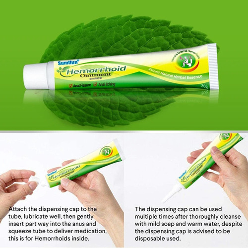 Crema Para Hemorroides Alivia Picor Y Ardor 20g 4 Unids