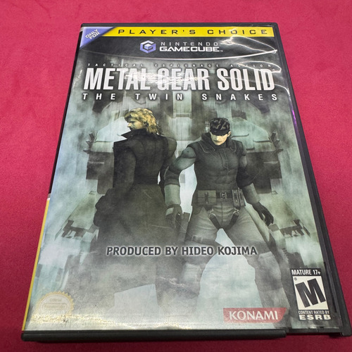 Metal Gear Solid The Twin Snakes Nintendo Gamecube Gc