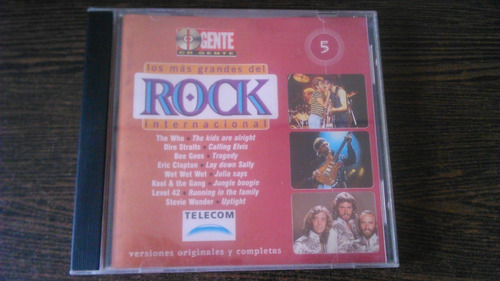 Cd Gente Rock 5 Dire Straits Eric Clapton Bee Gees The Who