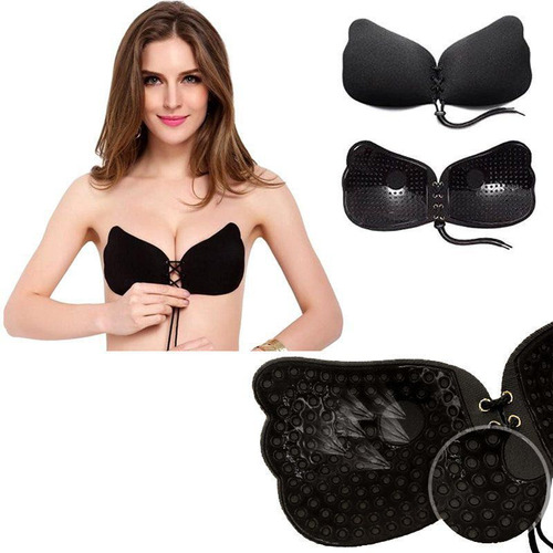 Sutiã Transparente Invisível Adesivo Bojo Push Up Freebra.
