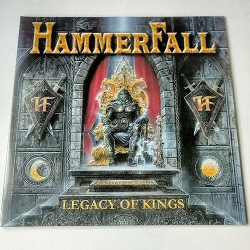 Hammerfall Legacy Of Kings/Gris/Blanco/Blue Splatter Lp