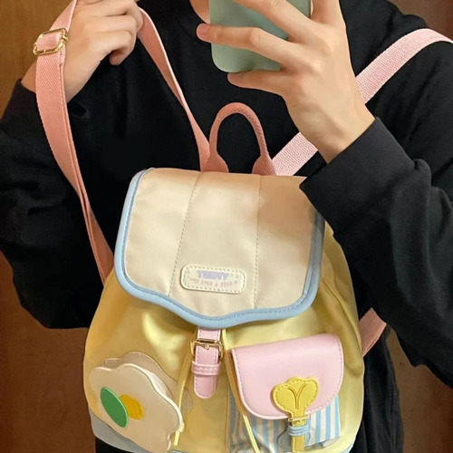 Mochila Pequeña Para Mujer Bolsos Mochila Correa De Hombro