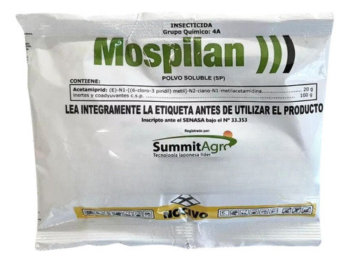 Insecticida Mospilan Sp X 100 Gr Mosca Blanca Pr-*