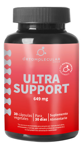 Ultra Support - 30 Cáps - Ortomolecular Chile