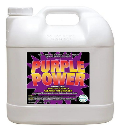 Purple Power Limpiedor Y Desengrasante Concentrado 9.46 Lts Color Concentrado Purple Power