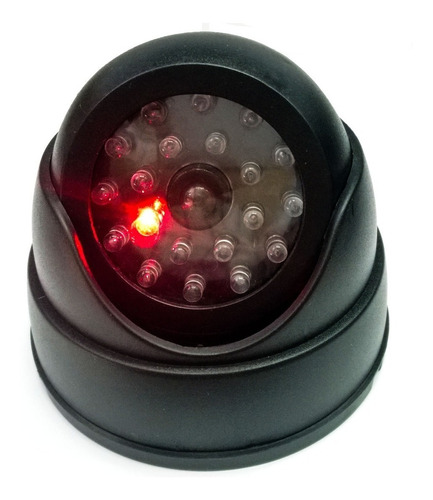 Camara Vigilancia Falsa Dummy Con Luz Led Intermitente