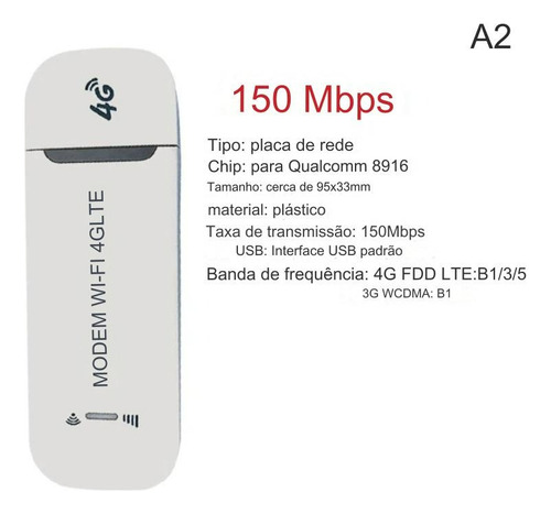 Router Wifi 4g Usb Portátil Desbloqueado En Brasil