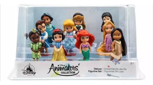 Mattel Disney Princess - Juego de fiesta de muñecas pequeñas con 6 muñecas  de princesa posables en ropa brillante y 13 accesorios para la hora del té