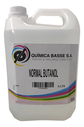 Alcohol Butílico - Normal Butanol (x 5 Litros)