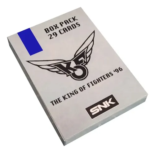 Coleção 58 Cards Kof The King Of Fighters 96 Carta Red Blue