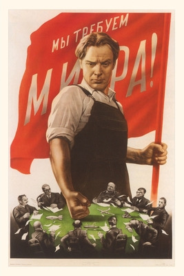 Libro Vintage Journal Soviet Propaganda Poster - Found Im...