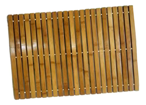 Alfombrilla De Baño De Madera De Bambú , Alfombrillas De