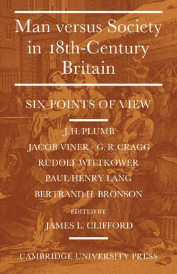 Libro Man Versus Society In Eighteenth-century Britain : ...