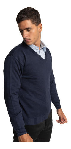 Sweater Pullover  Hombre Liso Uniformes Caetano Factory