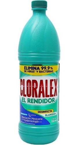 Cloralex Blanqueador Botella 950 Ml Pack De 12 