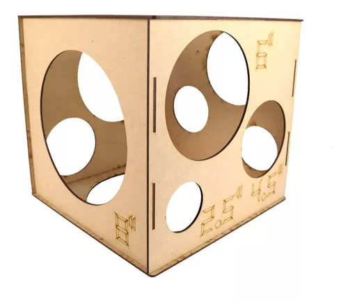 Calibrador De Globos Tipo Cubo Diferentes Medidas Mc01