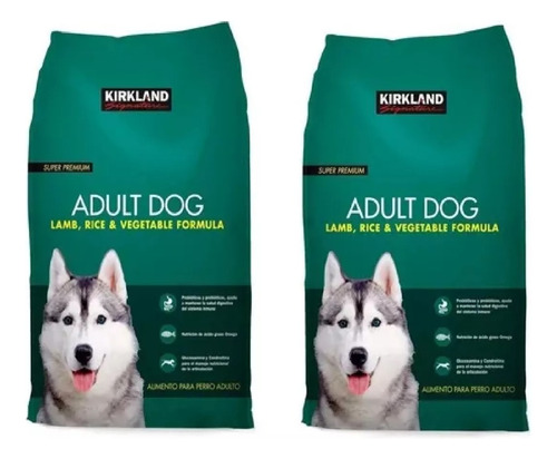 2 Pza Alimento Para Perro Cordero/arroz Kirkland Signature