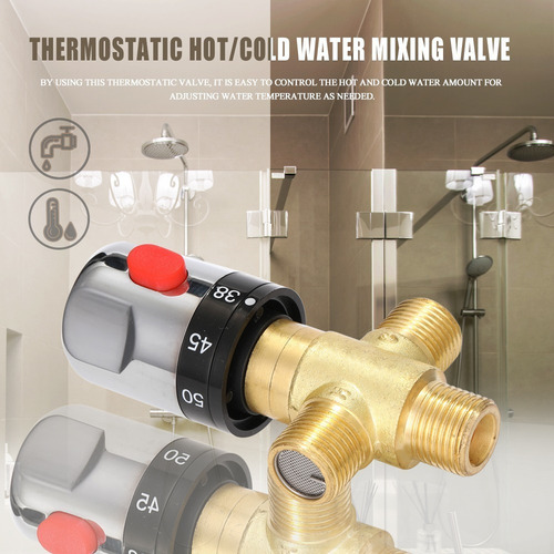 Válvula De Mezcladora Termostática Ajustable Al Baño