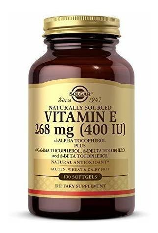 Mezcla De Cápsulas Blandas De Vitamina E 400 Iu (d-alfa-toco