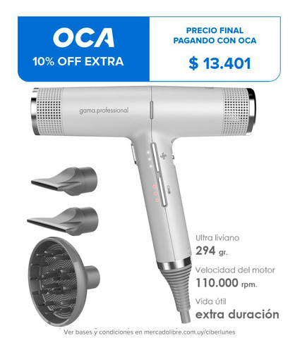 Secador De Pelo Gama Profesional Iq Perfetto 2000w