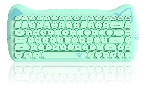 Teclado Nacodex, Bluetooth/verde/compacto