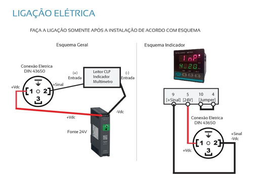 Transmissor De Pressão Ip65, 0...20bar, 4...20ma, 1/2 Npt