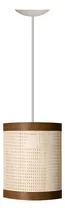 Comprar Lustre Pendente Rústico Madeira Telinha Oriental Moderno Cor Luminária Madeira\u002FPalha 110\u002F220V