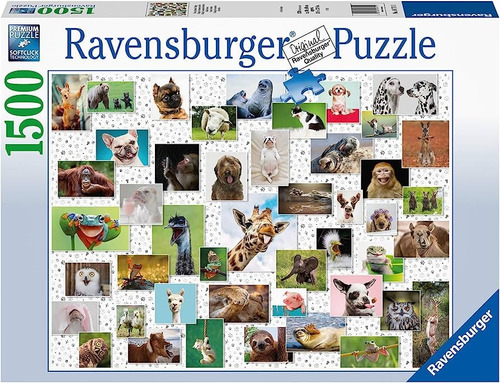 Puzzle 1500pz Collage De Animales - Ravensburger 167111