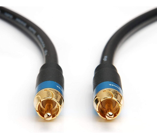 Cable De Audio Bluerigger Rca A Rca Para Subwoofer, 8 Pies
