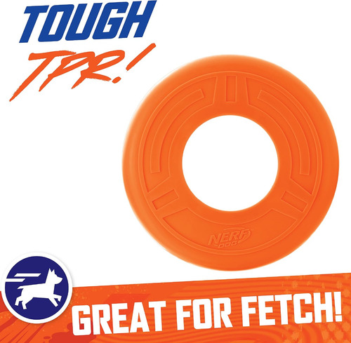 Folleto Atómico Nerf Dog De 10 Pulgadas, Color Naranja