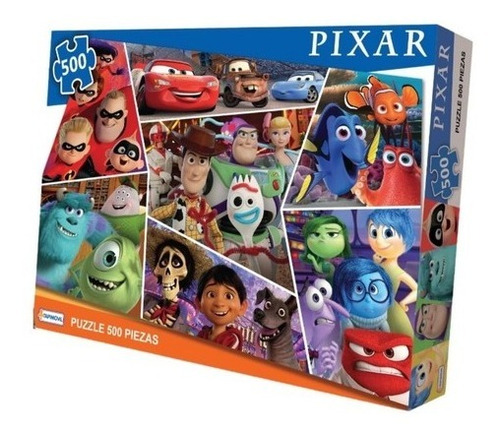 Puzzle Disney Pixar 500 Pzas Rompecabezas Premium 67x50 Cm  