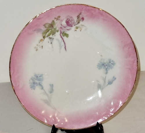 Taza Pocillo Limoge Pl France Art Noveau Impecable C43 (Usado)