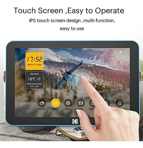 Cuadro Digital Kodak Rwf108 10 16gb Ips Touch -negro