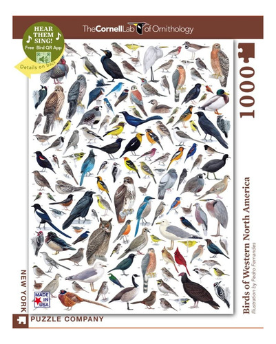 New York Puzzle Company - Cornell Lab Birds Of Western North