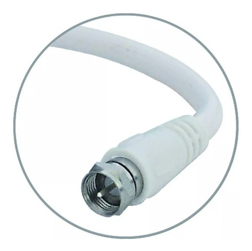 Imagen 4 de 5 de Antena Tv Digital Exterior Full Hd Con Cable En Clicshop