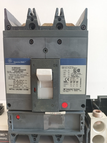 Breaker Spectra 3x600a Sgha36at0600 General Electric