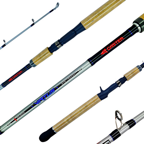 Caña caster virtus 1.95m Baitcasting 30-50 Lb 30-80g