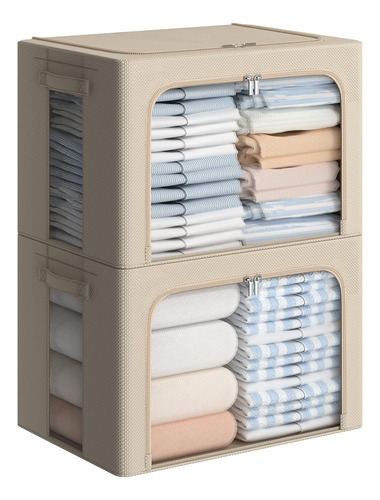 Fhsqx Storage Bins, Large Capa  Clothe Big-19.7x15.7x13 Cstm