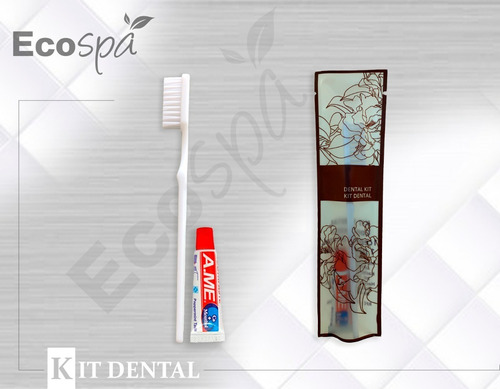 Kit Dental Hotelero 100 Pz Orquídea Con 100 Pasta Dental 5ml | Envío gratis