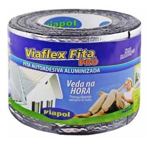 Membrana Autoadhesiva Aluminizada 20cm X 10mts Viapol G P