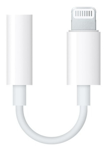 Imagen 1 de 4 de Adaptador Apple Original Jack Lightning Audífonos Iphone7 8